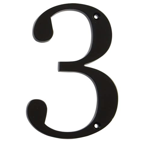 house numbers black metal|5 inch numbers home depot.